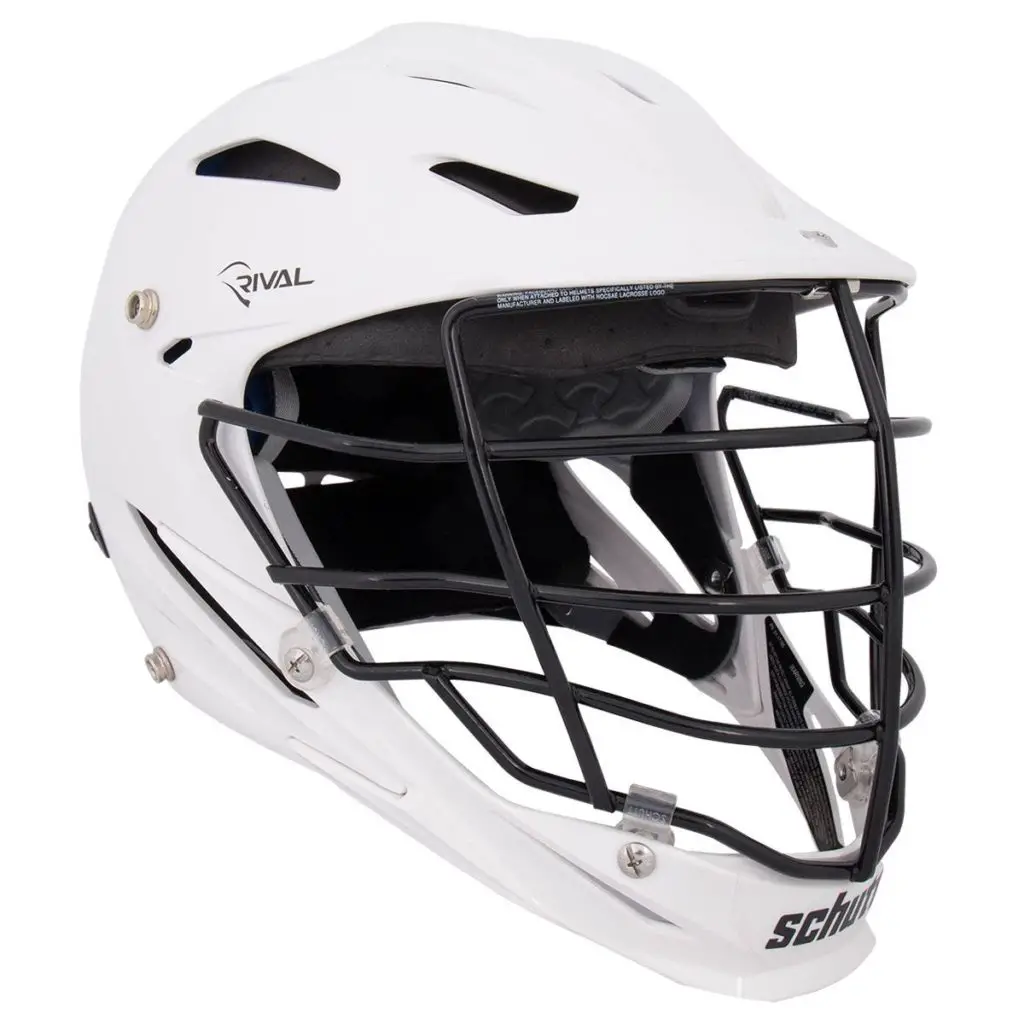 Schutt Stallion 600 For Lacrosse Helmet Size Medium Color White #MP7357 