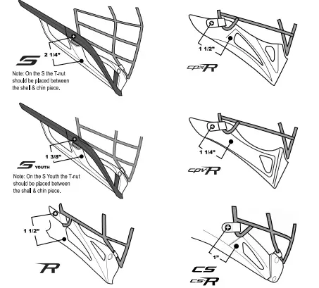 Install lacrosse throat protector