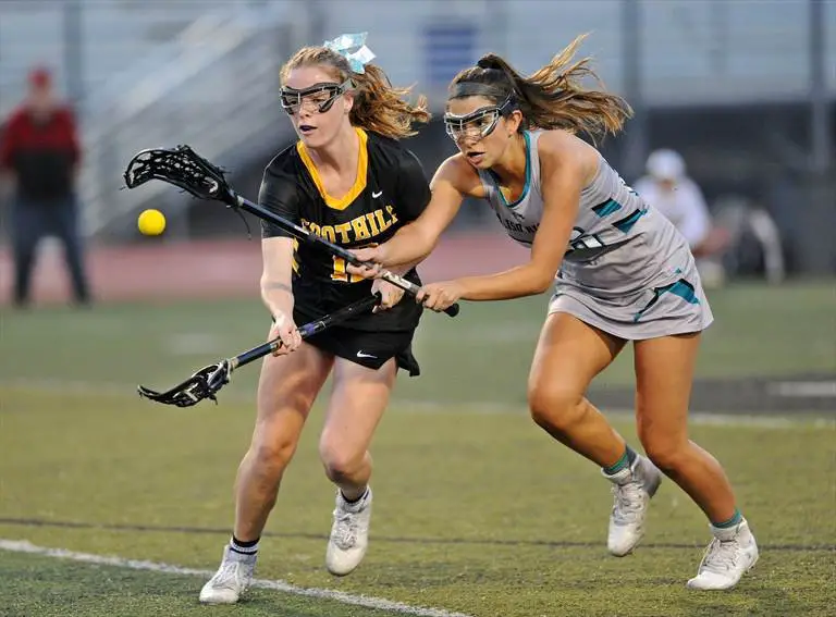 women's lacrosse players wear skirts